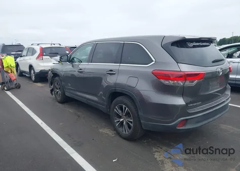 2019 Toyota Highlander Le z USA, uszkodzony, nr VIN 5TDZARFH5KS051516